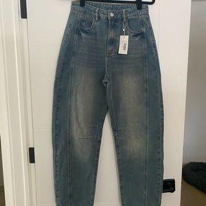 Barrel Jeans- ankle length